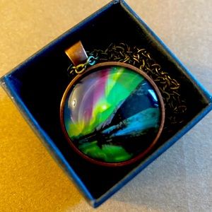 Beautiful Alaskan Northern Lights Handmade Necklace